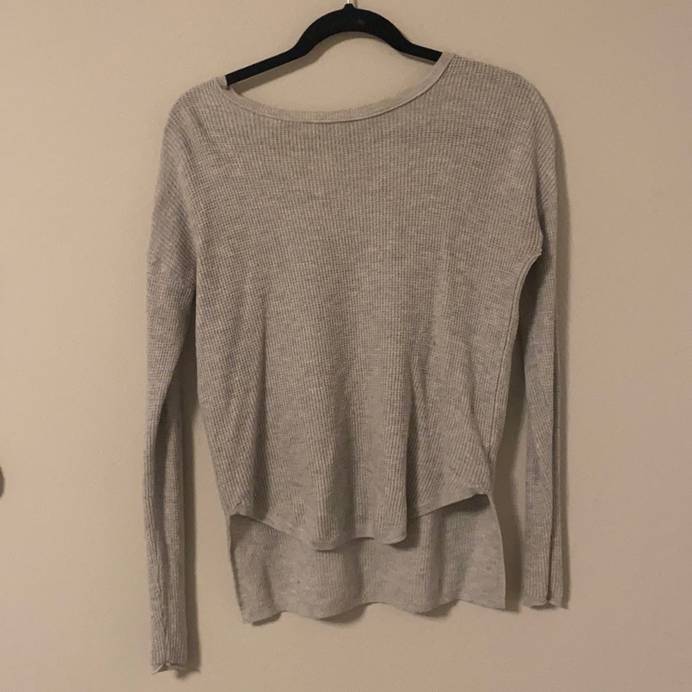 Waffle knit top